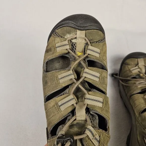 Keen Arroyo II Men Travel Walking Sandal Size 10 Waterproof Hiking Strap Leather