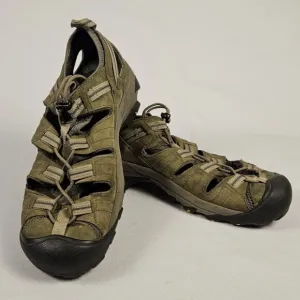 Keen Arroyo II Men Travel Walking Sandal Size 10 Waterproof Hiking Strap Leather