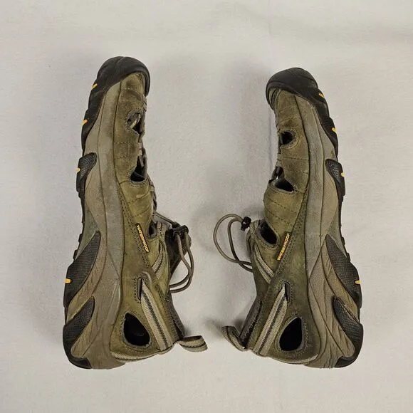 Keen Arroyo II Men Travel Walking Sandal Size 10 Waterproof Hiking Strap Leather
