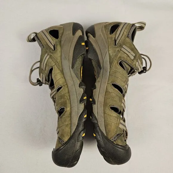 Keen Arroyo II Men Travel Walking Sandal Size 10 Waterproof Hiking Strap Leather
