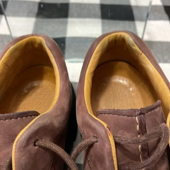 Keen Boston Casual Lace Up Suede Nubuck Leather Shoes Waterproof Brown Women's 8