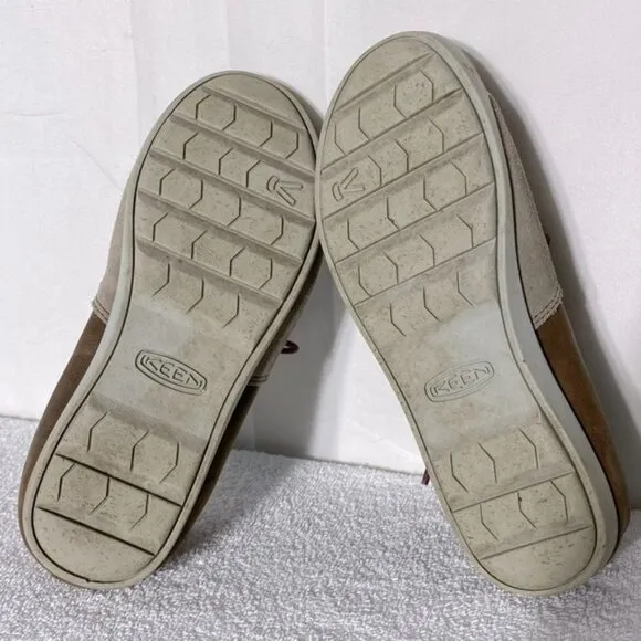 Keen Brown Taupe Lower East Side Lace Up Sneaker Style Shoes 7.5