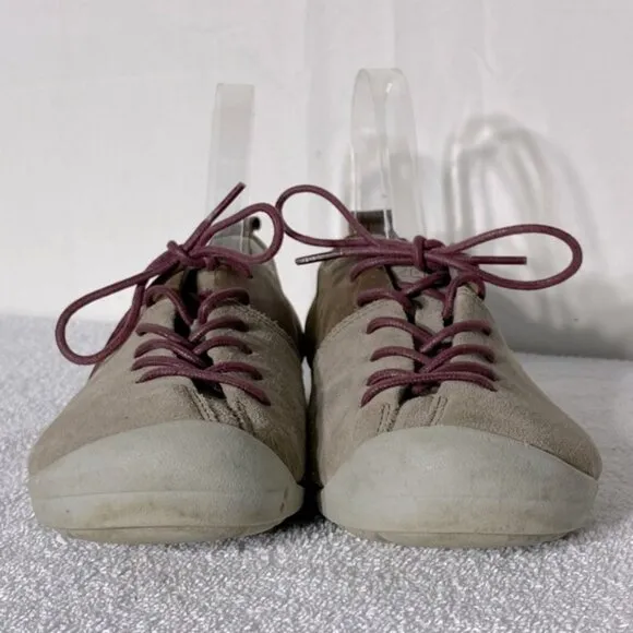 Keen Brown Taupe Lower East Side Lace Up Sneaker Style Shoes 7.5