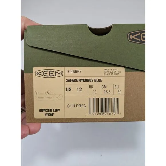 Keen Howser Low Wrap Shoes - Safari - Youth