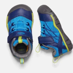 KEEN Kids Blue and Green Shoes size 6