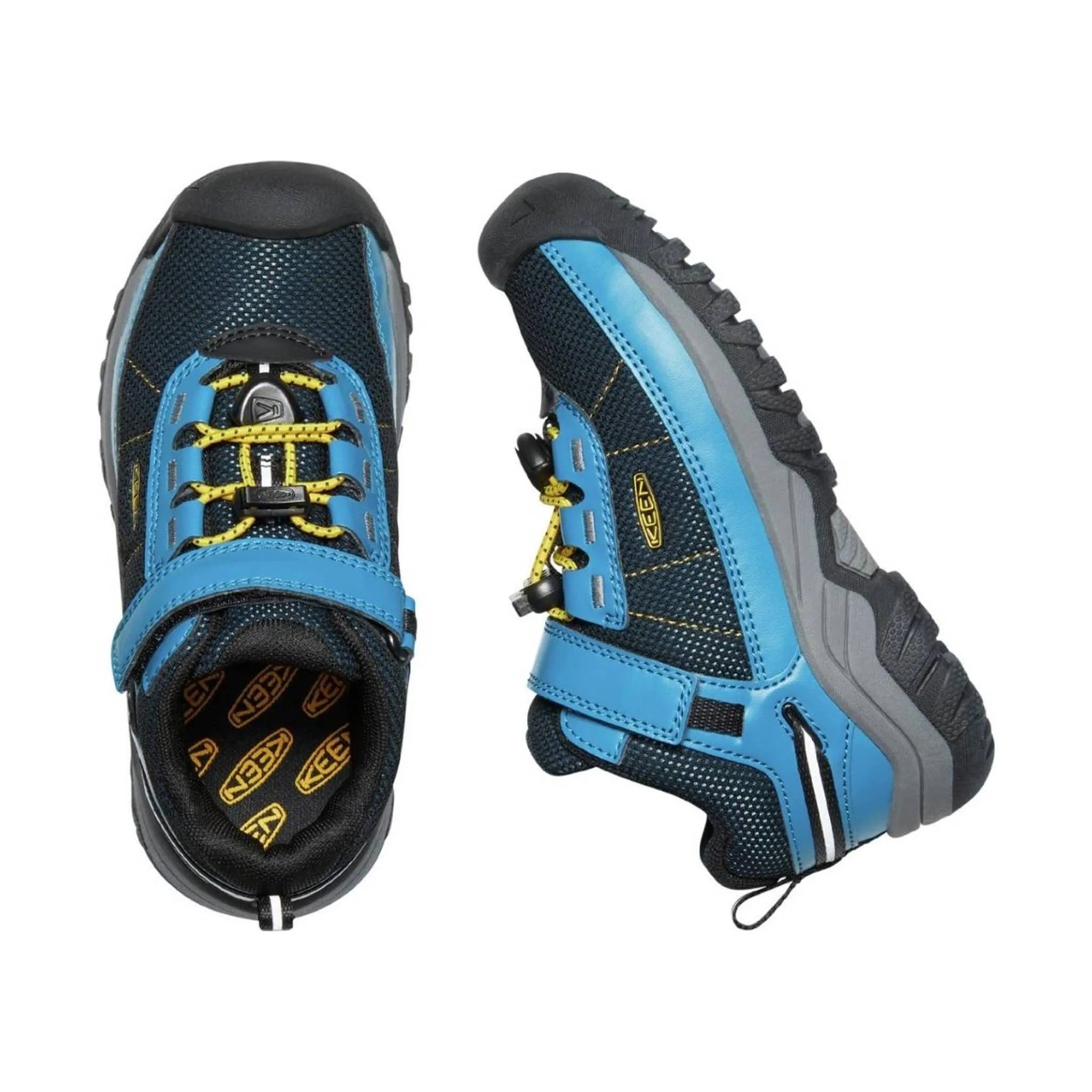 KEEN Little Kids' Targhee Sport - Mykonos Blue/KEEN Yellow