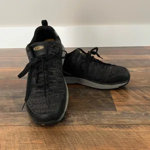 Keen Men's Sparta II ESD Aluminum Toe Work Shoes in Black/Grey Flannel