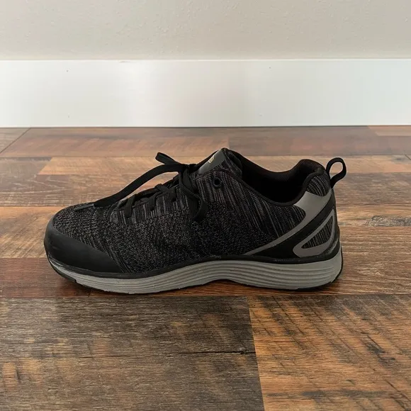 Keen Men's Sparta II ESD Aluminum Toe Work Shoes in Black/Grey Flannel