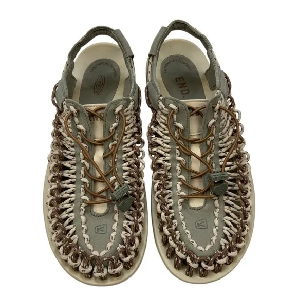Keen Mens Two-Cord Uneek Sneaker X End Sandals 10 Anti Odor Summer Gorpcore