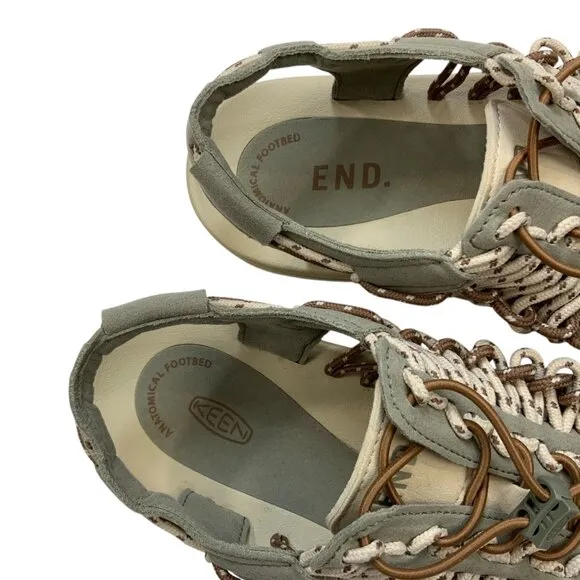 Keen Mens Two-Cord Uneek Sneaker X End Sandals 10 Anti Odor Summer Gorpcore