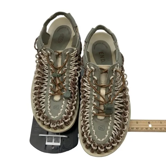Keen Mens Two-Cord Uneek Sneaker X End Sandals 10 Anti Odor Summer Gorpcore