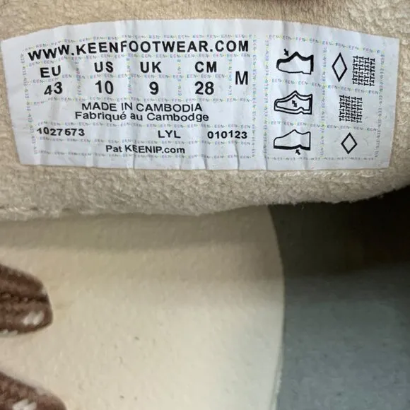 Keen Mens Two-Cord Uneek Sneaker X End Sandals 10 Anti Odor Summer Gorpcore