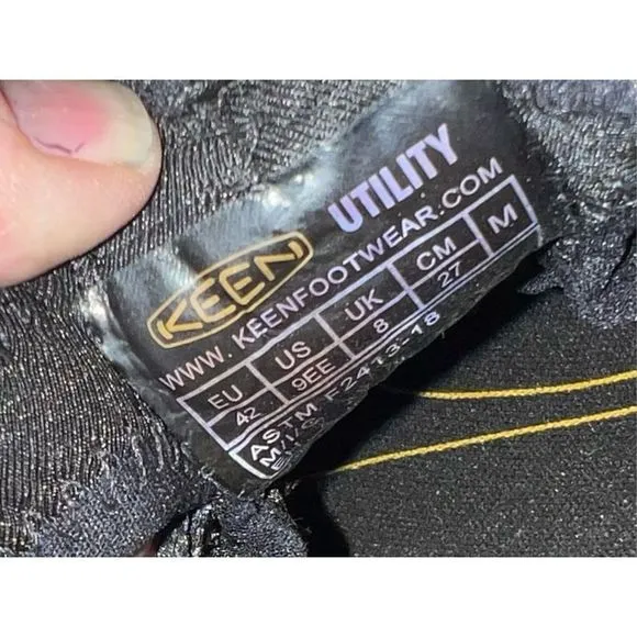 KEEN Utility Men's Atlanta 2 Cooler Low Steel Toe Non Slip Work Shoes Size 9