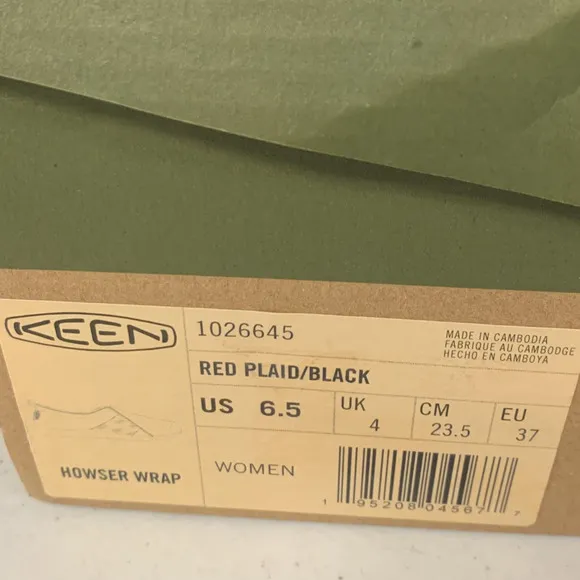 KEEN Women's SIZE 6.5 Howser Wrap Casual Comfy Durable Slip On Shoes, Re…