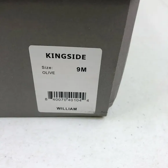 Kingside William Olive High Top Army Sneaker Shoes