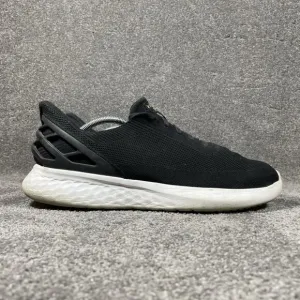 Kizik Athens Hands Free Slip On Black White Athletic Sneakers Shoes Mens Size 13