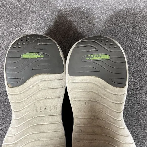 Kizik Athens Hands Free Slip On Black White Athletic Sneakers Shoes Mens Size 13