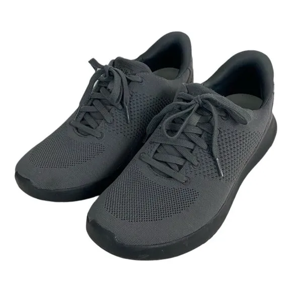 Kizik Lima Mens 11.5 Womens 13 Gray Handsfree Low Top Casual Shoes Sneaker