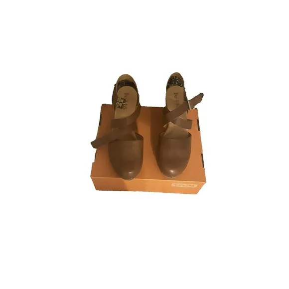Korks Women's Evah Clog Women's Shoes brown Size 10 Pure Leather!!!
