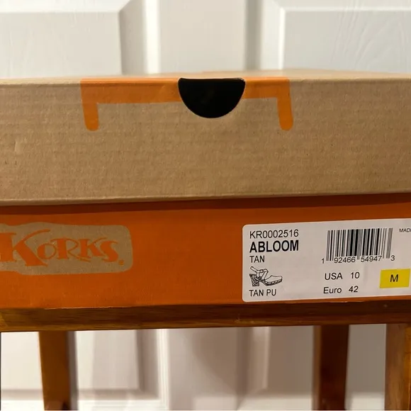 Korks Women's Evah Clog Women's Shoes brown Size 10 Pure Leather!!!