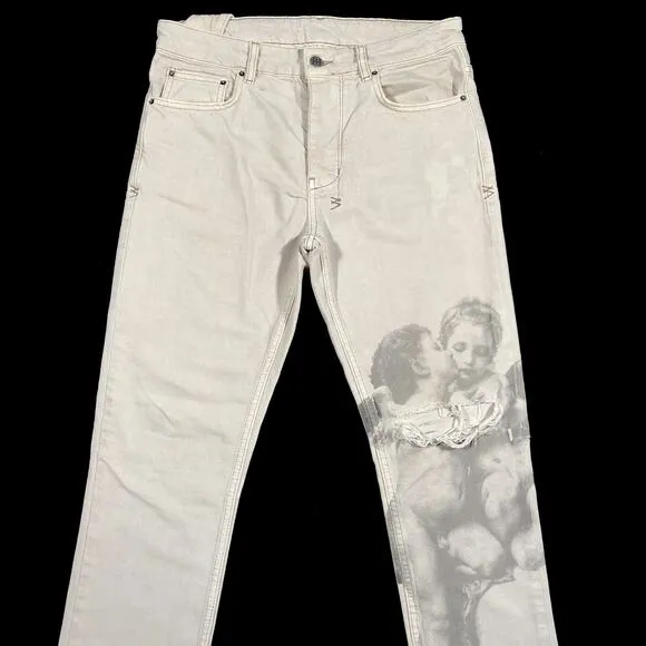 Ksubi Chitch Angel High Lovers Skinny Slim Jeans Size 31x32 Gray B32