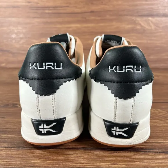 KURU Roam White Leather Low Top Sneakers Men’s Size 11.5 Shoes