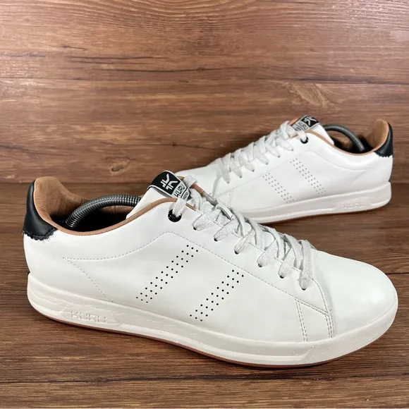 KURU Roam White Leather Low Top Sneakers Men’s Size 11.5 Shoes