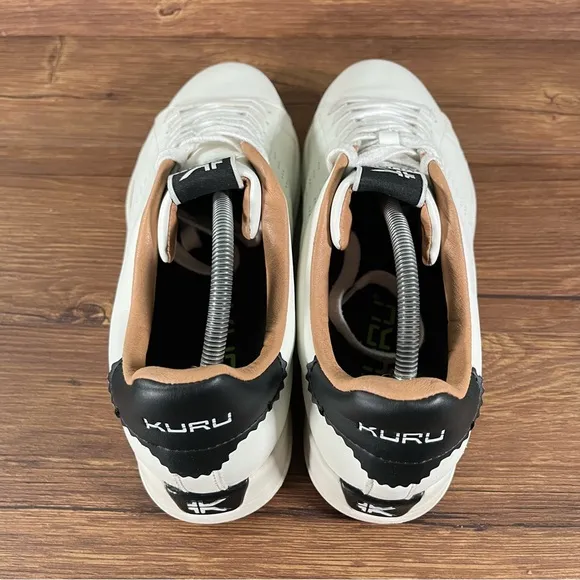 KURU Roam White Leather Low Top Sneakers Men’s Size 11.5 Shoes