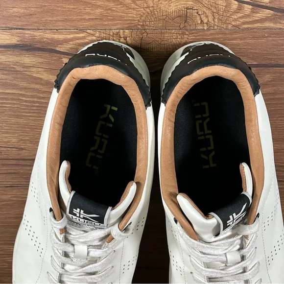 KURU Roam White Leather Low Top Sneakers Men’s Size 11.5 Shoes