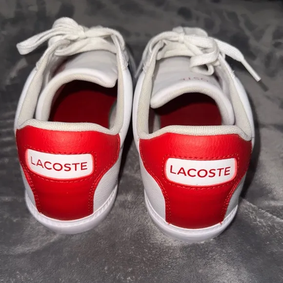 Lacoste white shoes