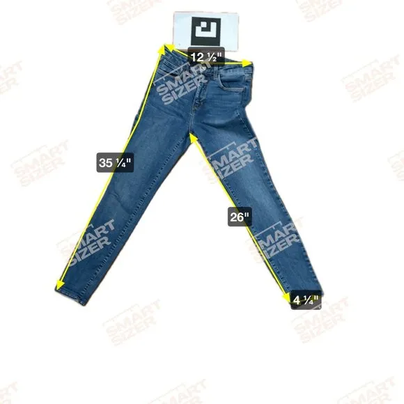 LAgence Womens High-Rise Skinny Jeans Size 25 Dark Wash Stretch Denim