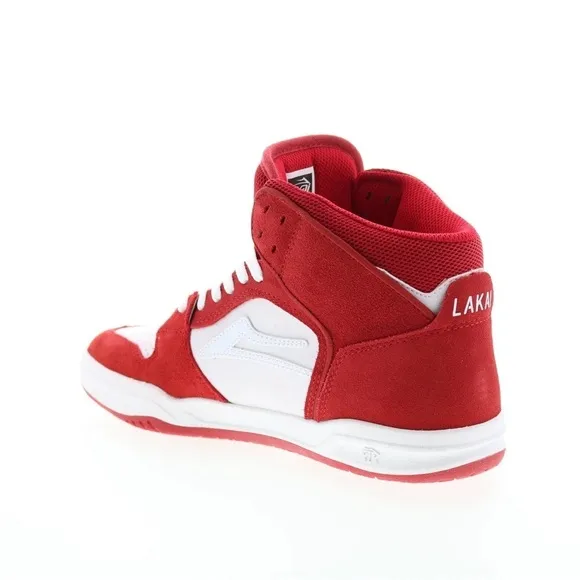 Lakai • Telford SMU Valentine's Day Mens White Suede Skate Sneakers Shoes