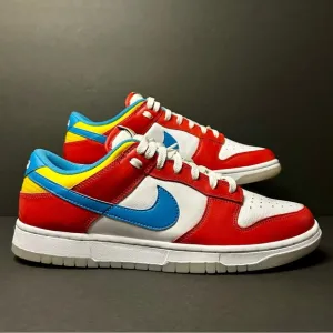 LeBron James x Fruity Pebbles x Nike Dunk Low QS Sz 10 DH8009 600 NWOB Sneakers