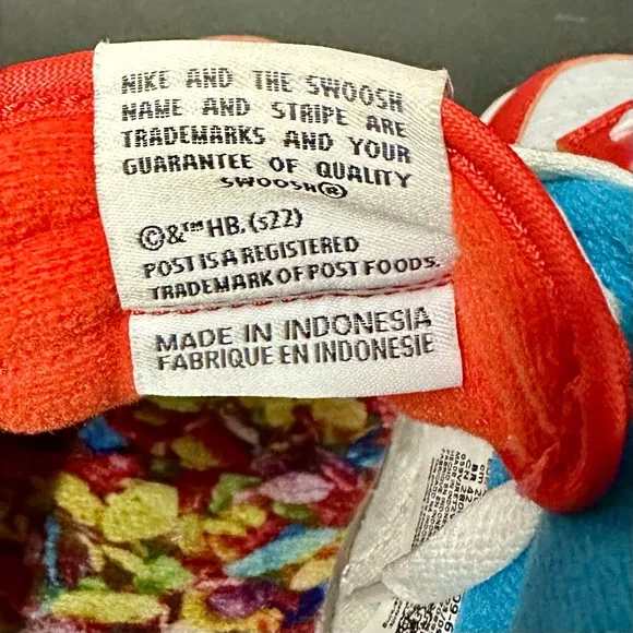 LeBron James x Fruity Pebbles x Nike Dunk Low QS Sz 10 DH8009 600 NWOB Sneakers