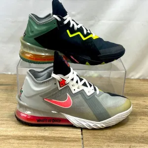 Lebron XVIII Low Smoke Gray/Sunset Pulse Size 8 Shoes