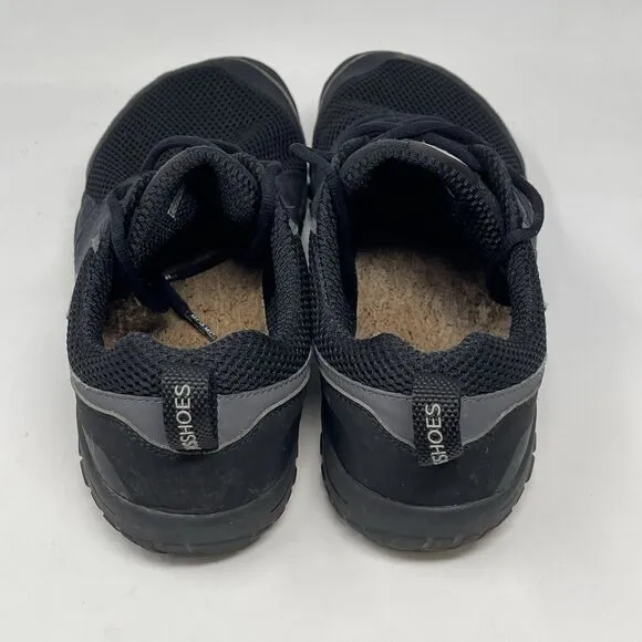 LEMS Primal Zen Shoes Mens 12.5 Womens 14 Asphalt Black Barefoot Comfort Cork