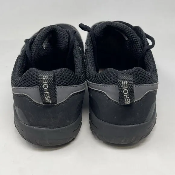 LEMS Primal Zen Shoes Mens 12.5 Womens 14 Asphalt Black Barefoot Comfort Cork