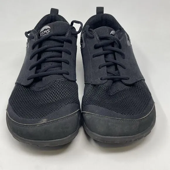 LEMS Primal Zen Shoes Mens 12.5 Womens 14 Asphalt Black Barefoot Comfort Cork