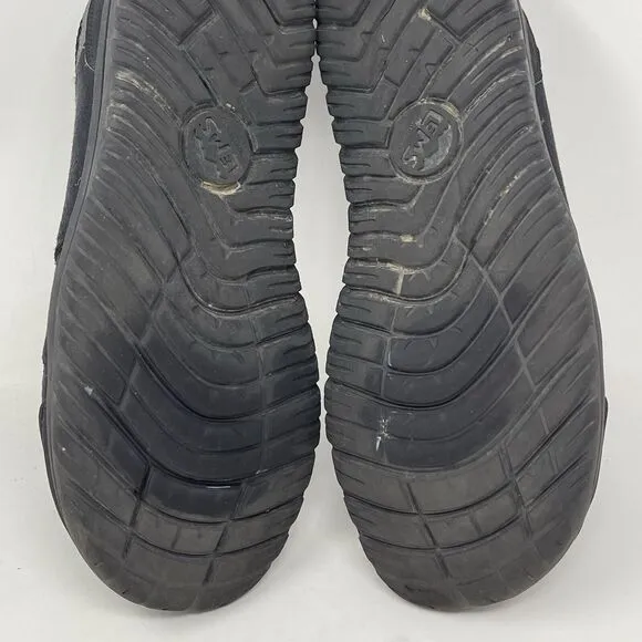 LEMS Primal Zen Shoes Mens 12.5 Womens 14 Asphalt Black Barefoot Comfort Cork