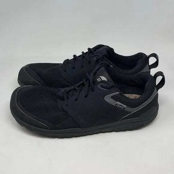 LEMS Primal Zen Shoes Mens 12.5 Womens 14 Asphalt Black Barefoot Comfort Cork