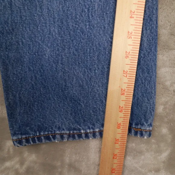 Levi's 501XX Men's Medium Wash Button Fly Jeans Y2K size 34x32 (act 32x31)