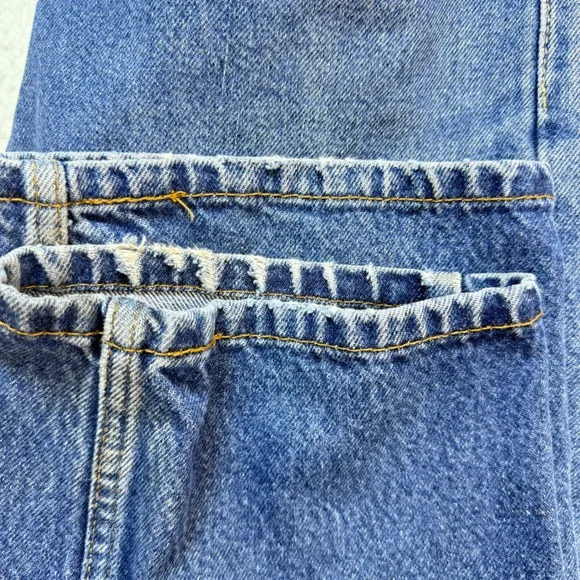 Levi's 550 mens 34X29 Relaxed Fit Jeans Light Wash Denim Pants Classic