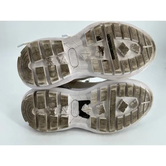 Limi Feu x Mihara Yasuhiro Twisted Sneakers Sz 37 White High Top