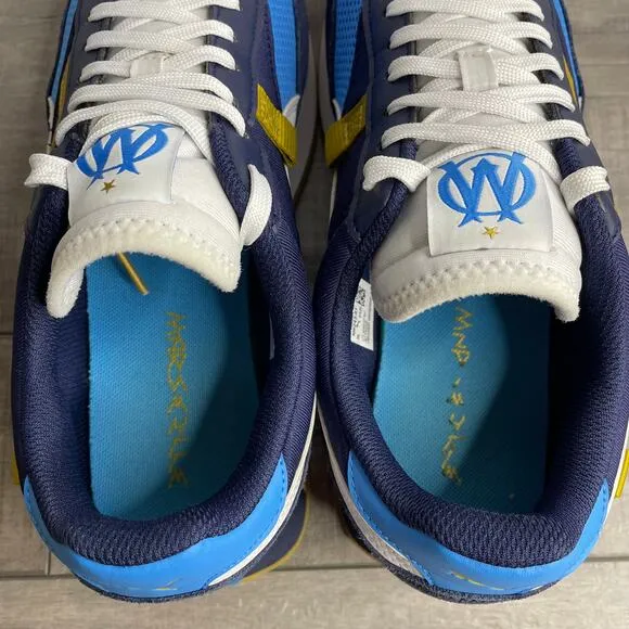 Limited Edition PUMA Future Rider Olympique de Marseille Sneakers Mens 11.5 Blue