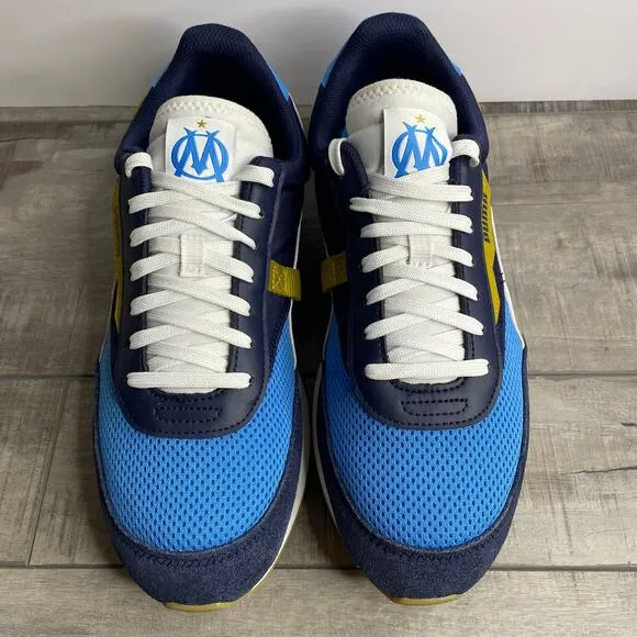 Limited Edition PUMA Future Rider Olympique de Marseille Sneakers Mens 11.5 Blue