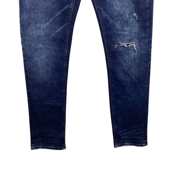 Lindbergh Mens‎ London Slim Fit Jeans Size 36x34 NWT 36 x 34 Distressed Denim