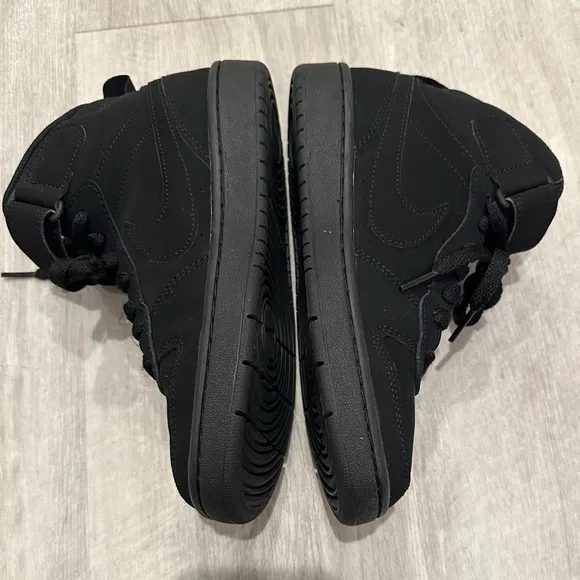 Literally perfect Nike Court Borough Mid 2 PS 'Triple Black’