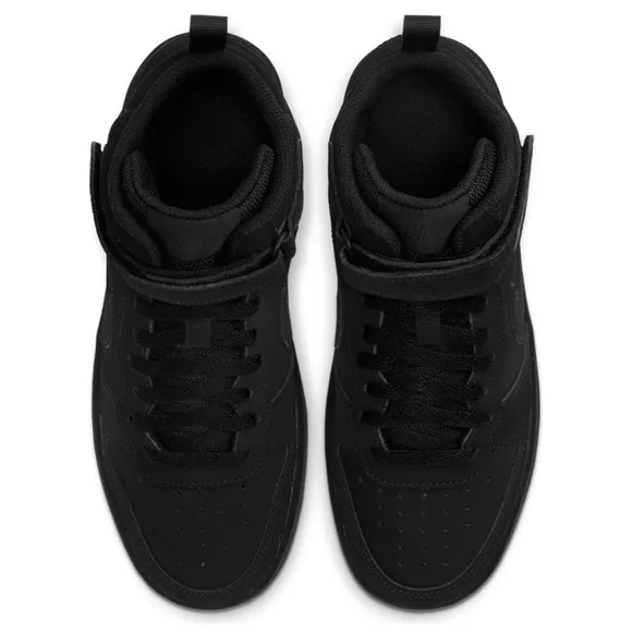 Literally perfect Nike Court Borough Mid 2 PS 'Triple Black’
