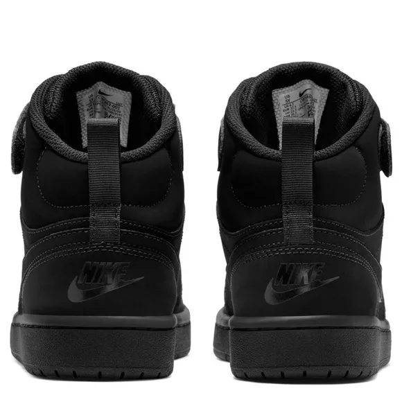 Literally perfect Nike Court Borough Mid 2 PS 'Triple Black’