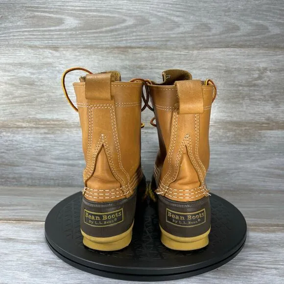 LL Bean 6 Women’s Inch Leather Duck Boots Waterproof Snow Brown Size 6 M